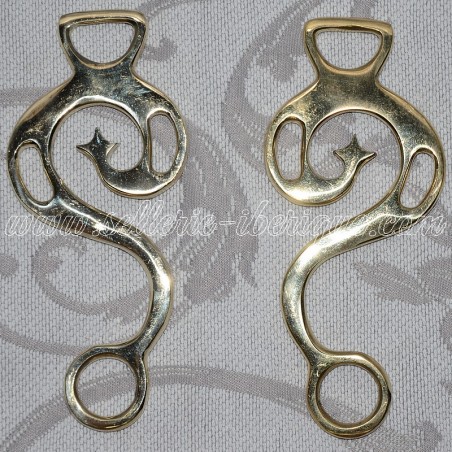 Frontal en cuir Dy'on pour dressage et compétition