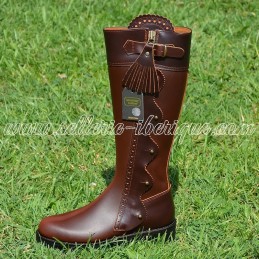 Leather tall boots "Jerez"...