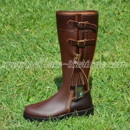 Leather tall boots "Huelva"...
