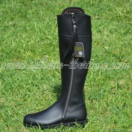 Leather tall boots "Cordoba...