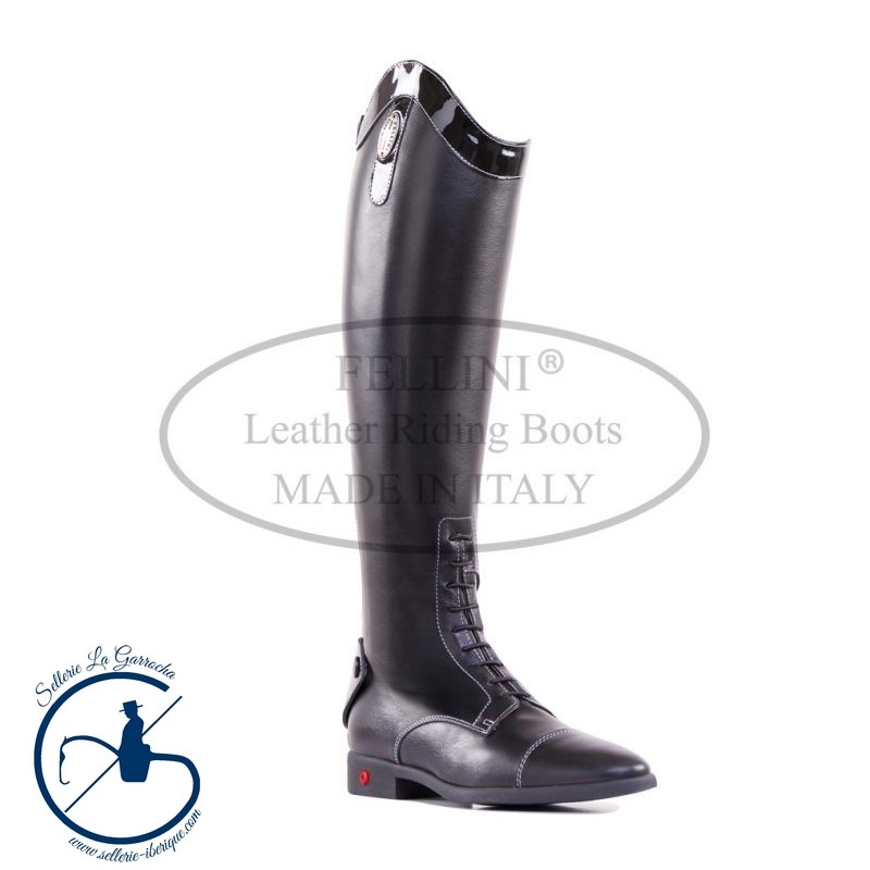 Leather riding boots Fellini Top 6241