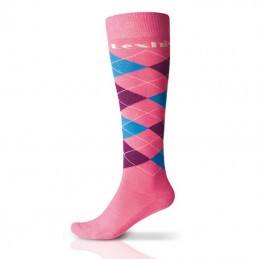 Socks Argyle Lexhis - pink...