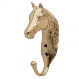 Golden horse head bridle...