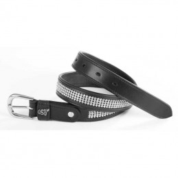 PRINCESS leather belt with...