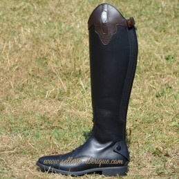 Leather riding boots...