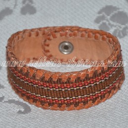 Bracelet en cuir - marron