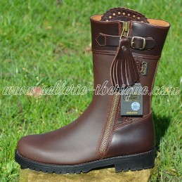 Demi bottes cuir "Cadiz"...