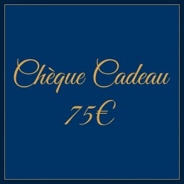 Chèque cadeau - 75€