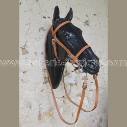 Snaffle or weymouth bridle (to choose) portuguese PEDRO LOPES "classic recta"