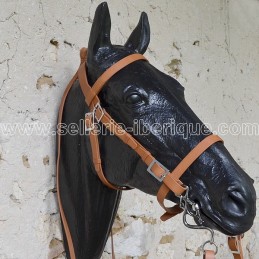Snaffle or weymouth bridle (to choose) portuguese PEDRO LOPES "classic recta"