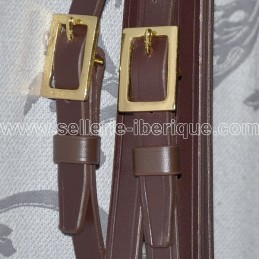 Snaffle or weymouth bridle (to choose) portuguese PEDRO LOPES "classic recta"