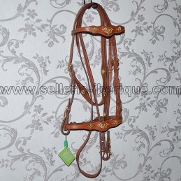 Snaffle bridle portuguese "Cortesia" Marjoman