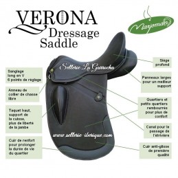 Selle de dressage Verona Marjoman