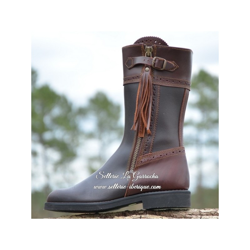 Leather half tall boots "Linares" Leather half tall boots "Linares"
