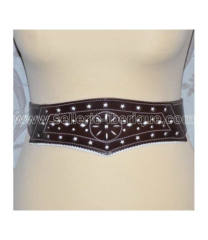 Leather spanish belt